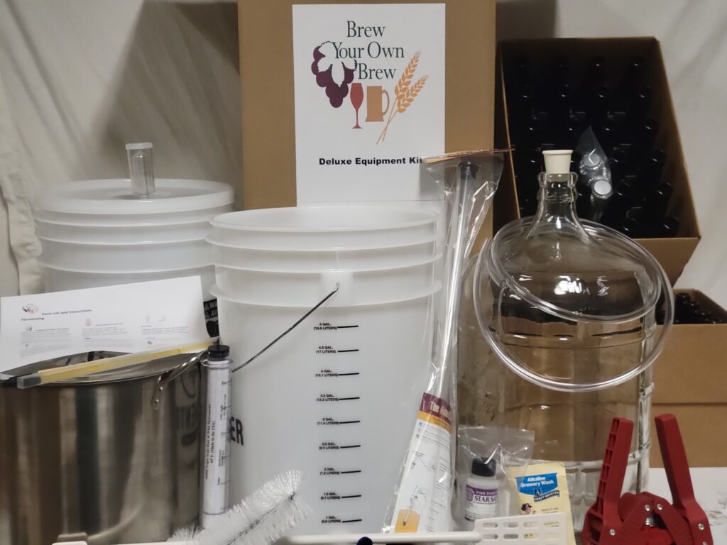 Deluxe Beer Brewing Equipment Kit Brew Your Own Brew